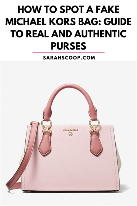 how to spot fake michael kors bag|authenticate michael kors bag.